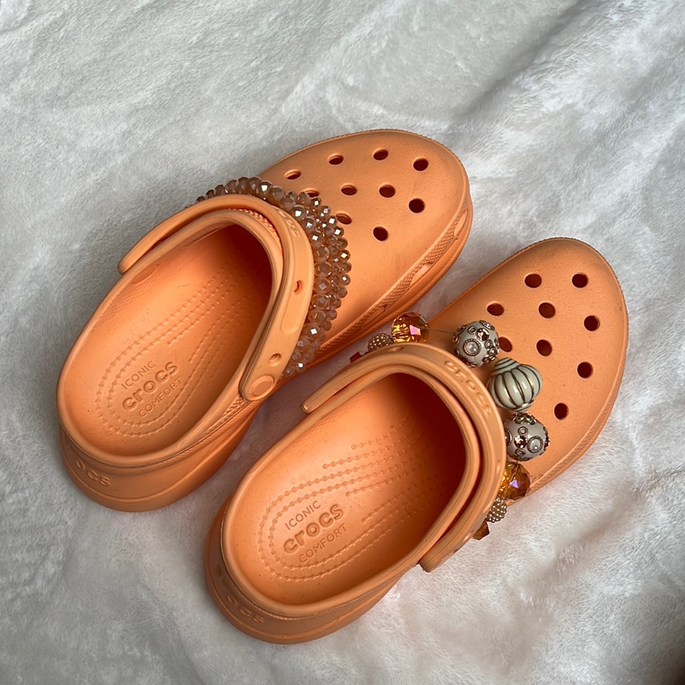 Customized Orange platform CROCS